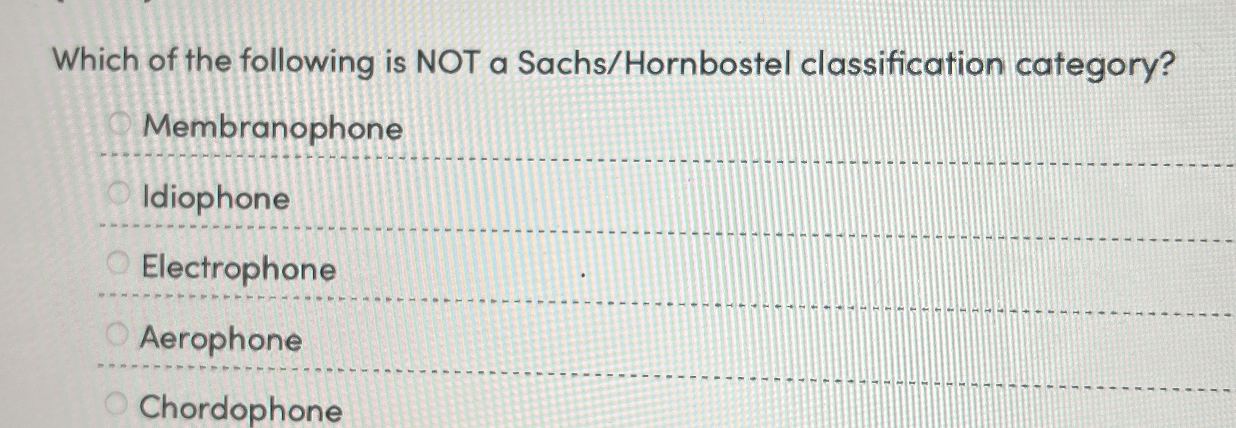 Which of the following is NOT a Sachs /