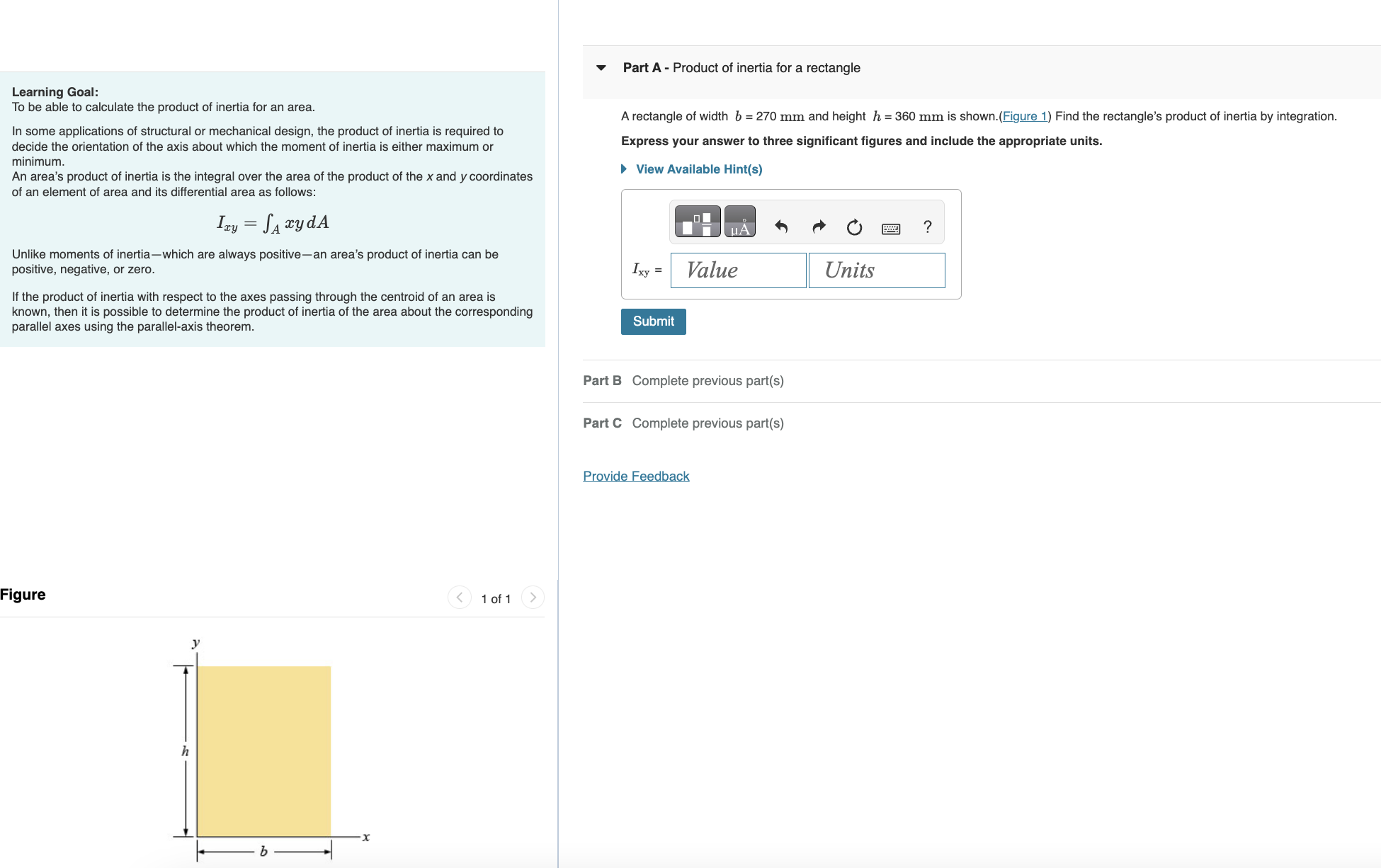Learning Goal: To be able to calculate the