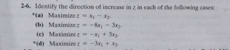 2 - 6 . Identify the direction of increase in z