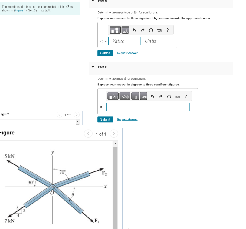 The members of a truss are pin connected at joint