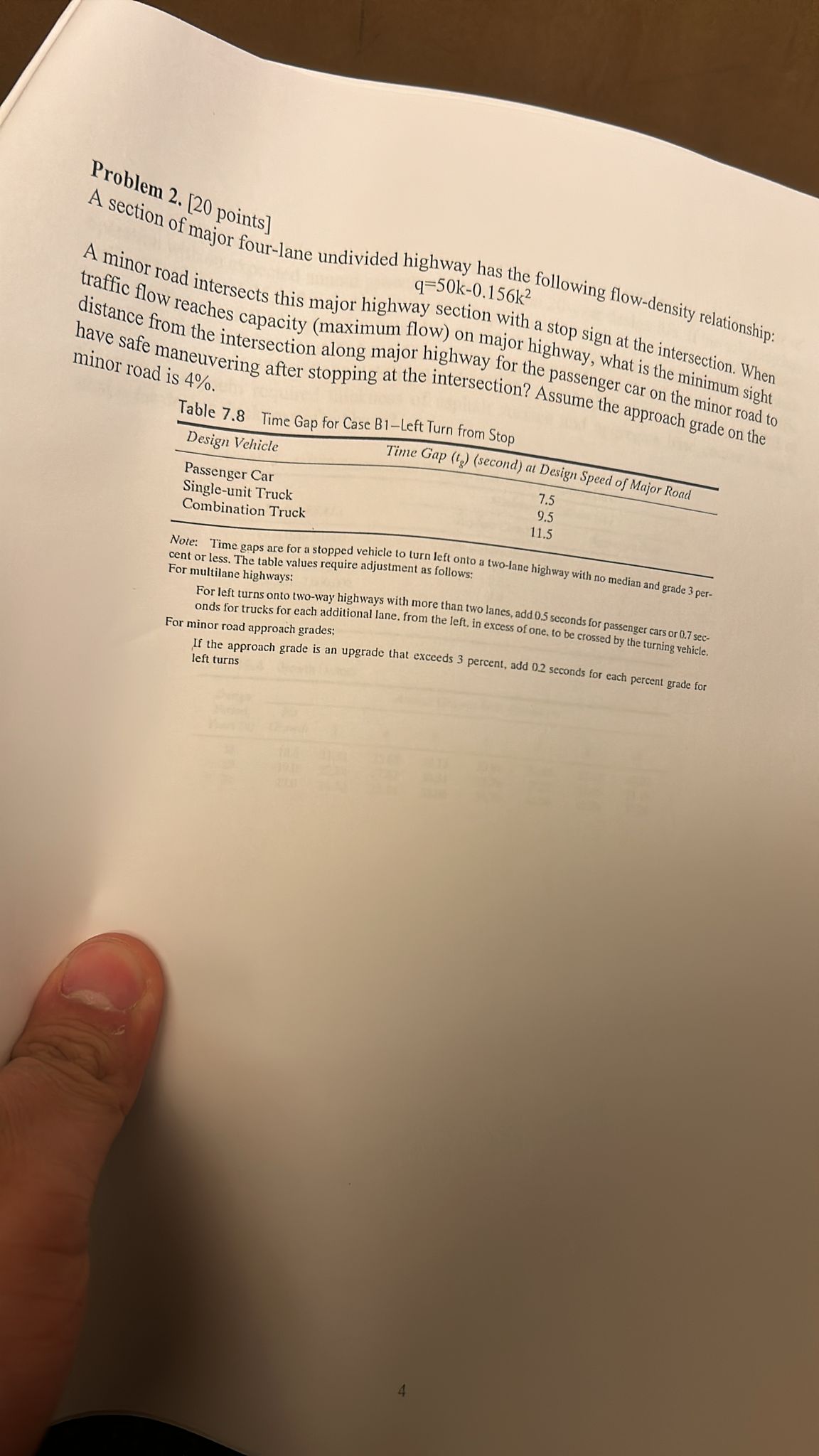 major four - lane undivided highway has the