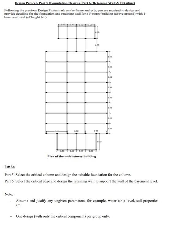 Following the previous Design Project task on the