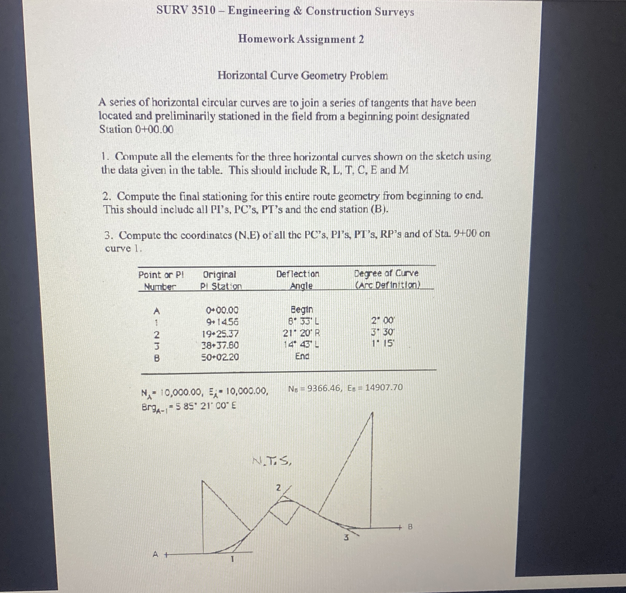 SURV 3 5 1 0 - Engineering & Construction Surveys