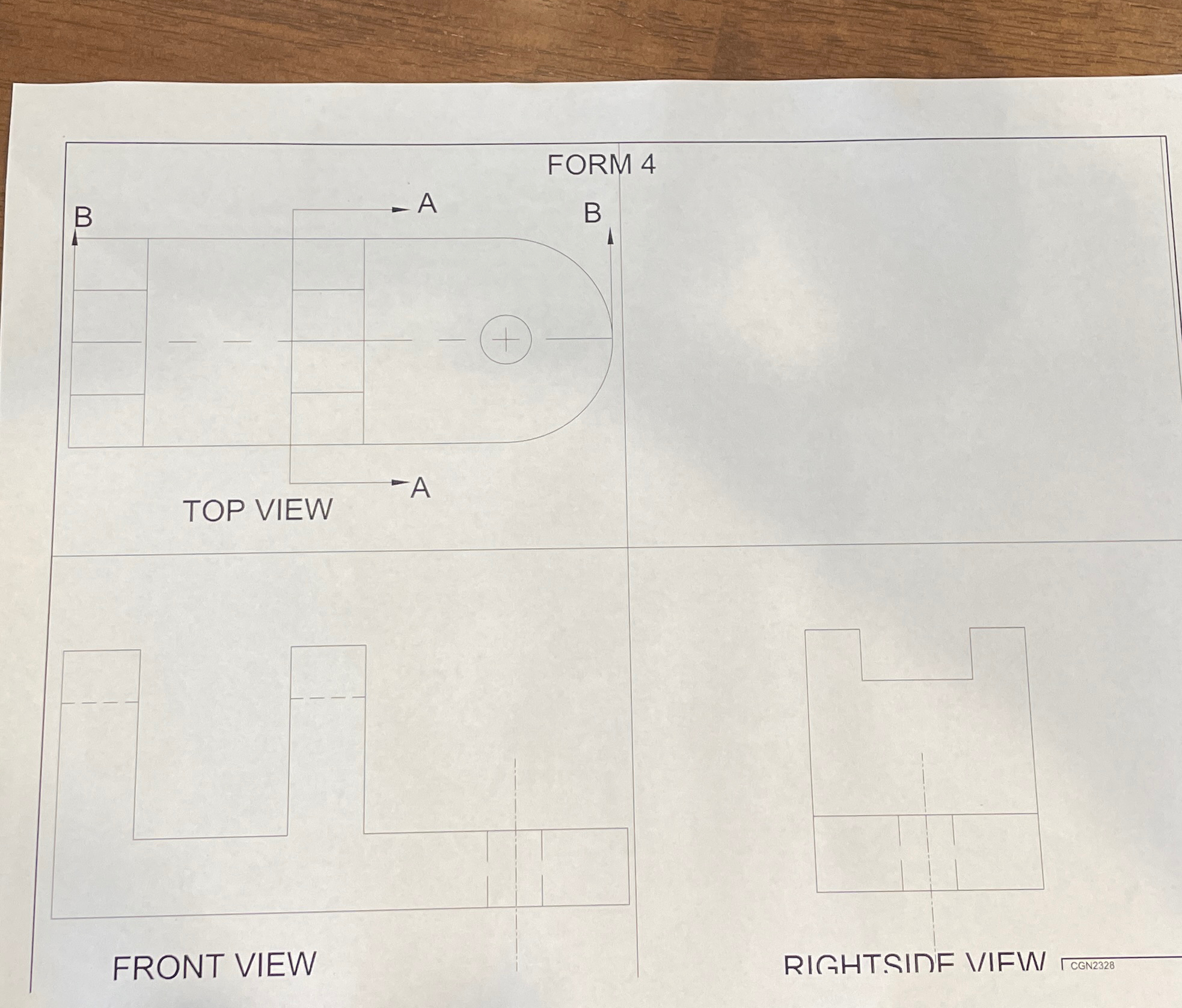 I need the sectuon views for this object.