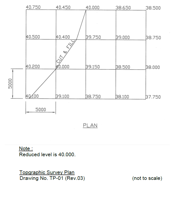 With reference to Drawing No . TP - 0 1 , prepare