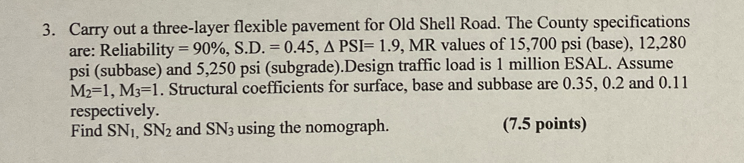 Carry out a three - layer flexible pavement for