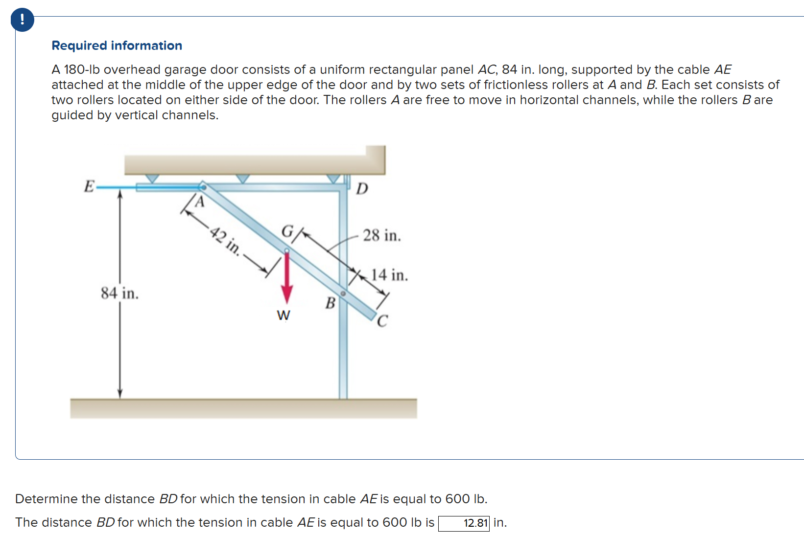 ! Required information A 1 8 0 - lb overhead