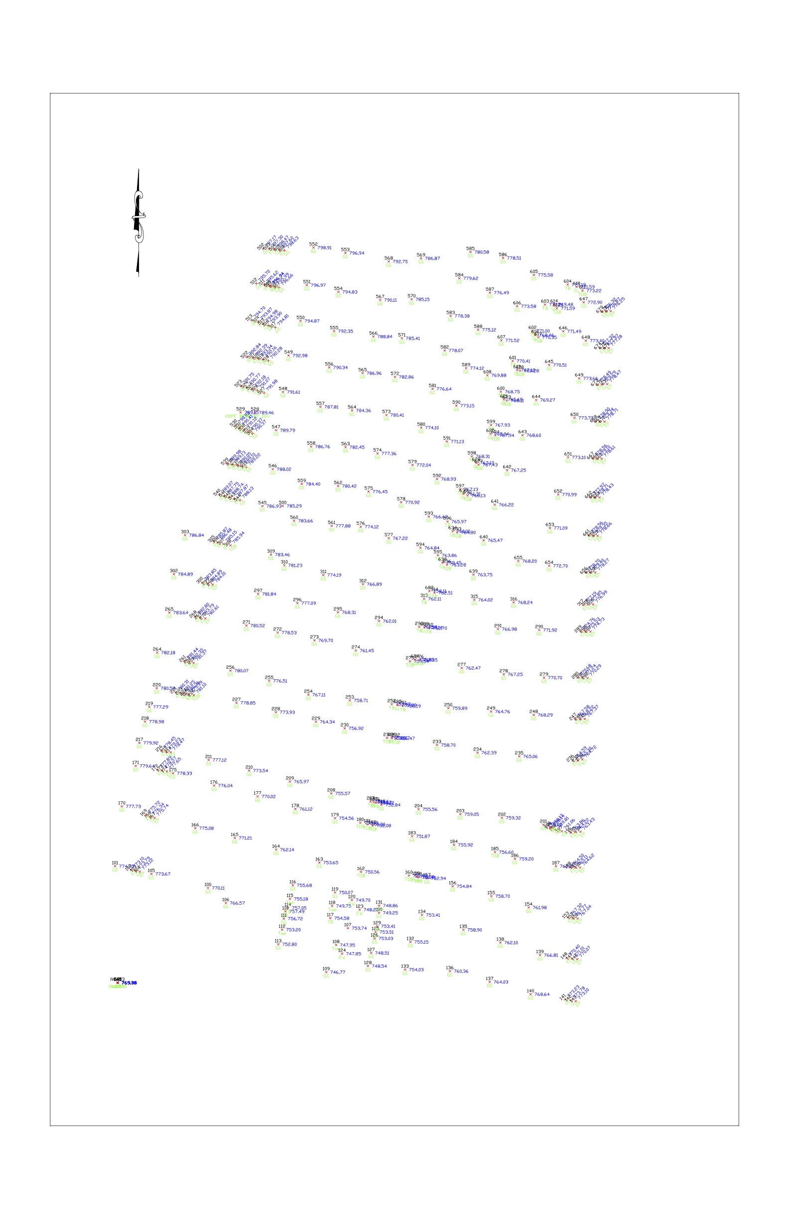 Using your topographics survey, design a road