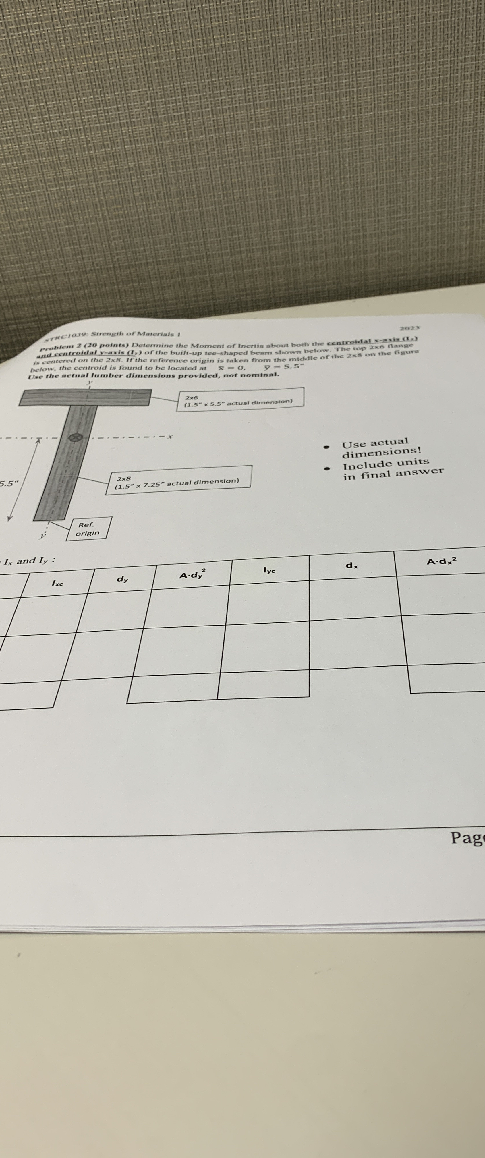 scentered on the 2 8 . If the reference origin is