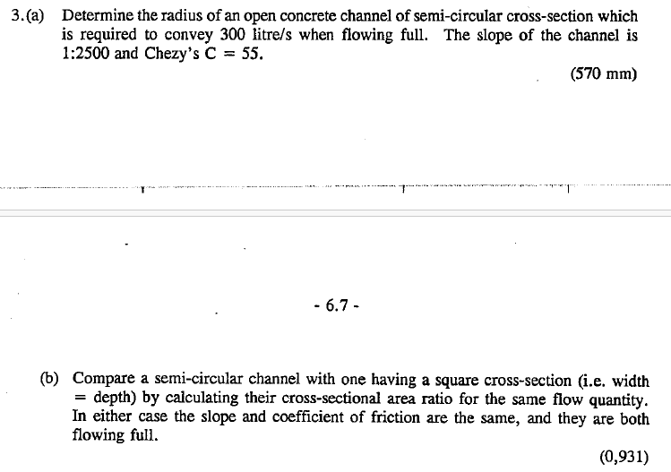 \ ( - 6 . 7 - \ ) ( b ) Compare a semi - circular