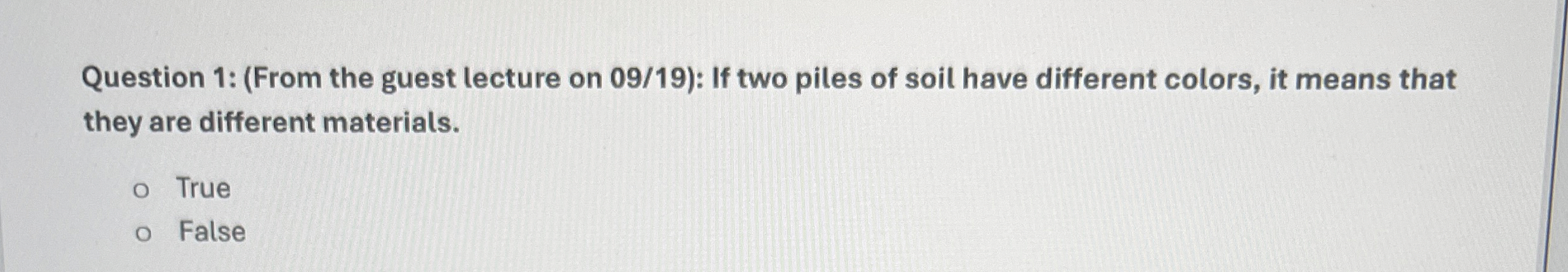 Question 1 : ( From the guest lecture on 0 9 / 1