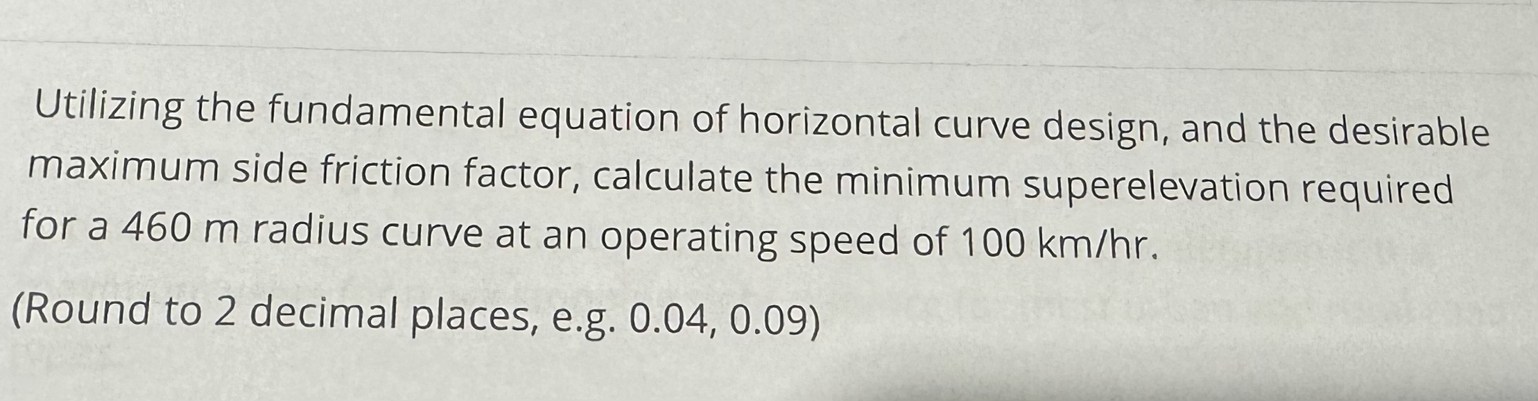 Utilizing the fundamental equation of horizontal