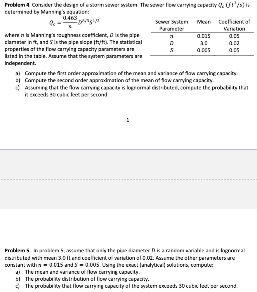PLEASE COMPLETE ALL PARTS FOR BOTH PROBLEMS!!! [