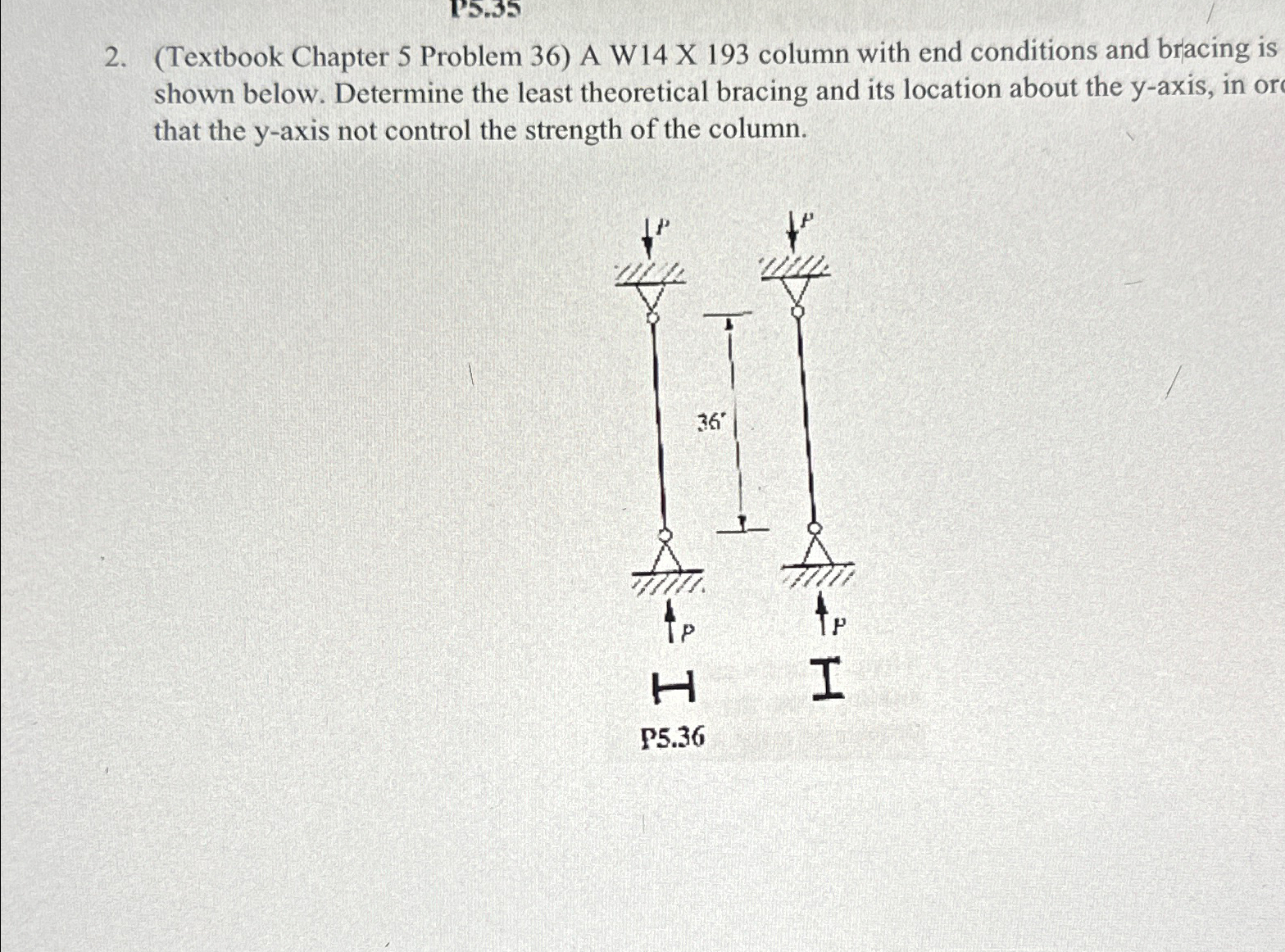 ( Textbook Chapter 5 Problem 3 6 ) A W 1 4 X 1 9