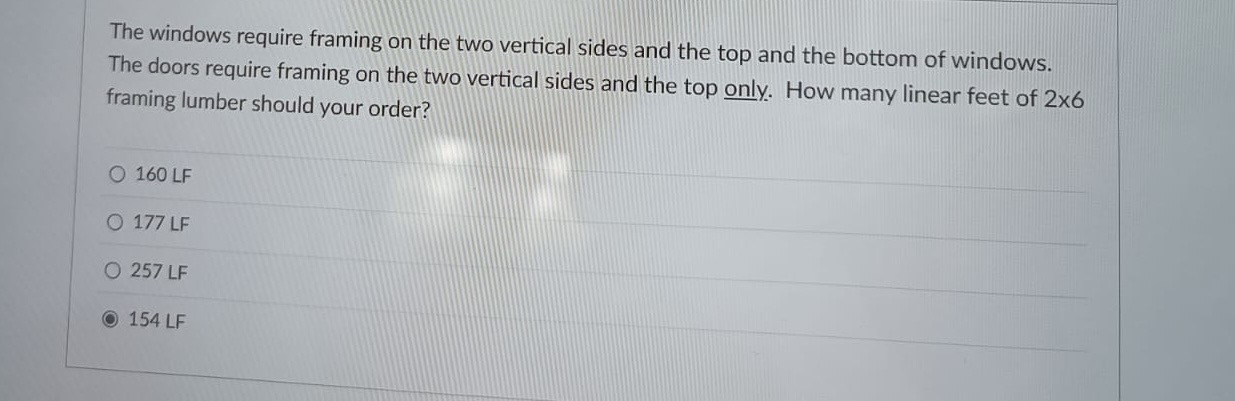 The windows require framing on the two vertical