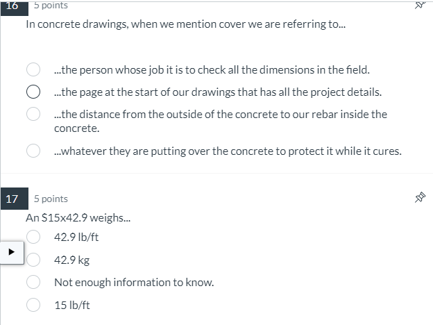 In concrete drawings, when we mention cover we