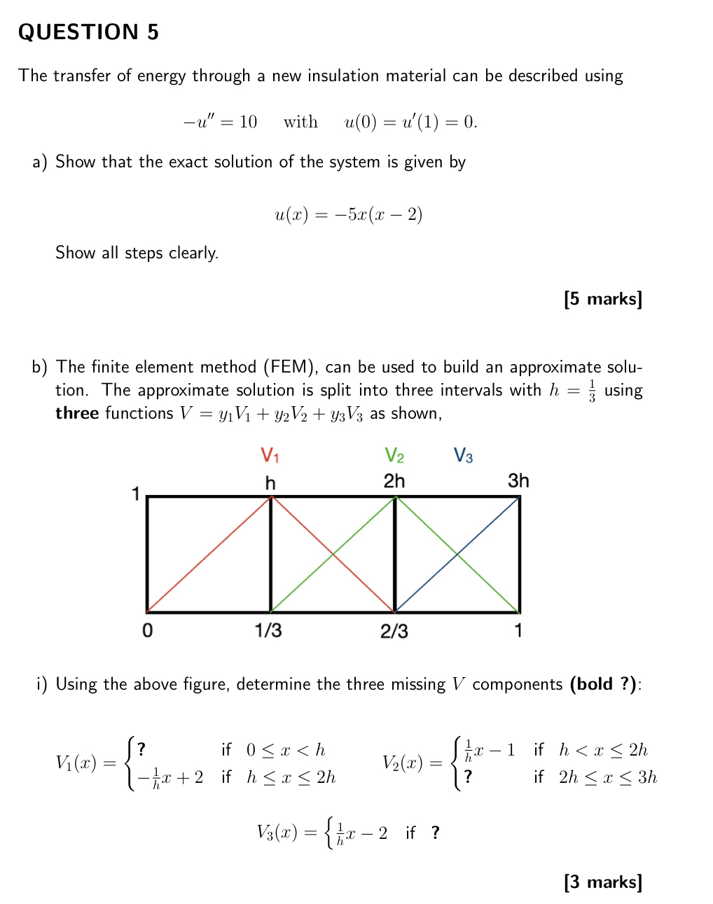QUESTION 5 The transfer of energy through a new
