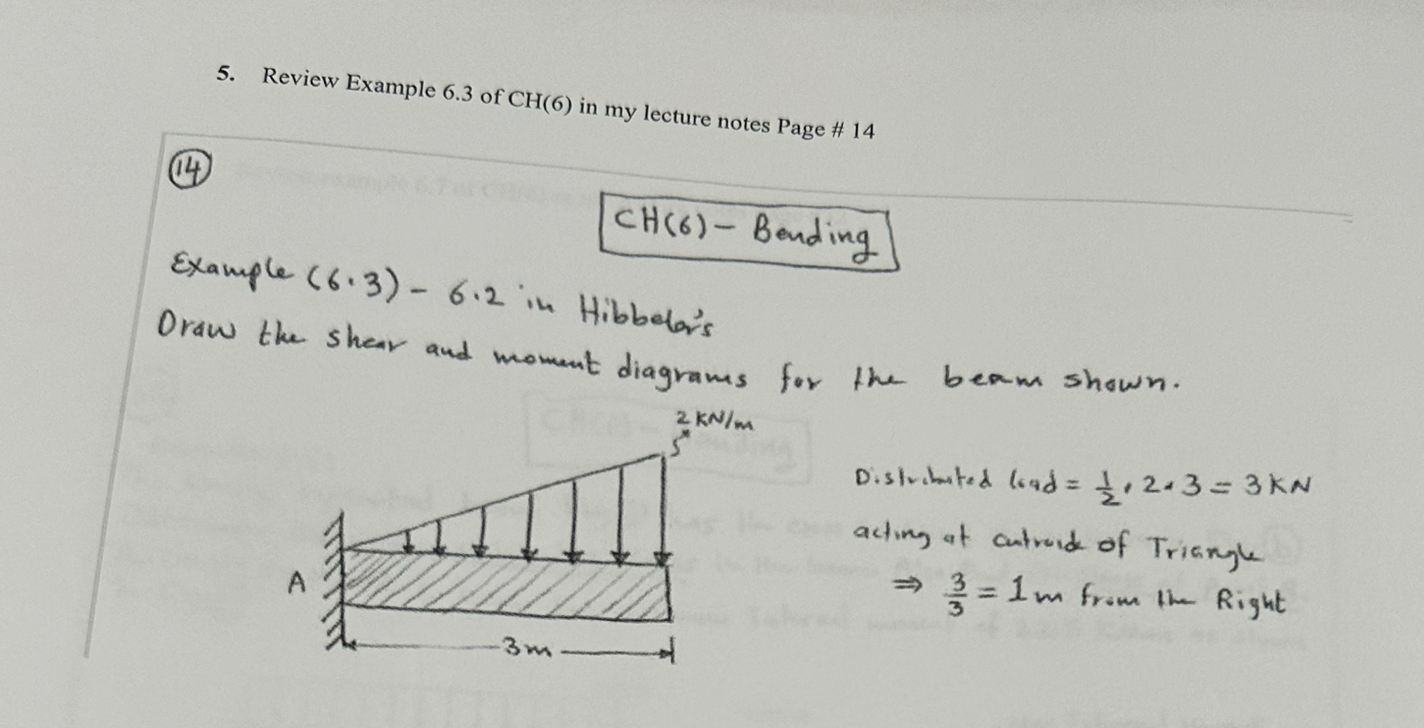 Review Example 6 . 3 of C H ( 6 ) in my lecture