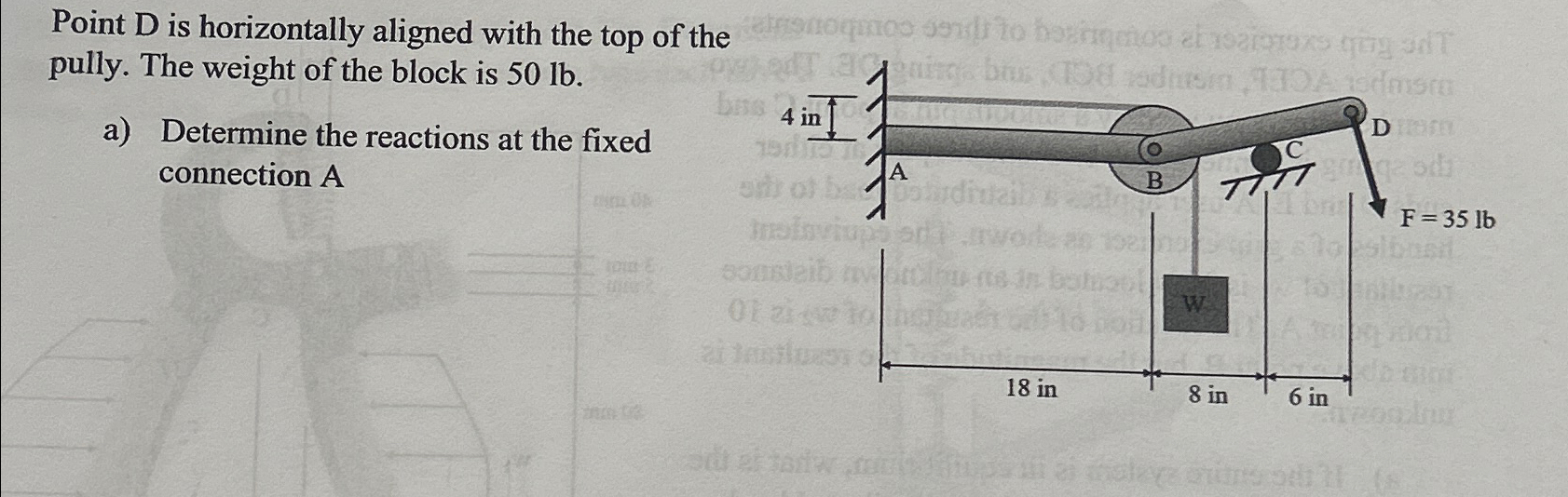 Point D is horizontally aligned with the top of