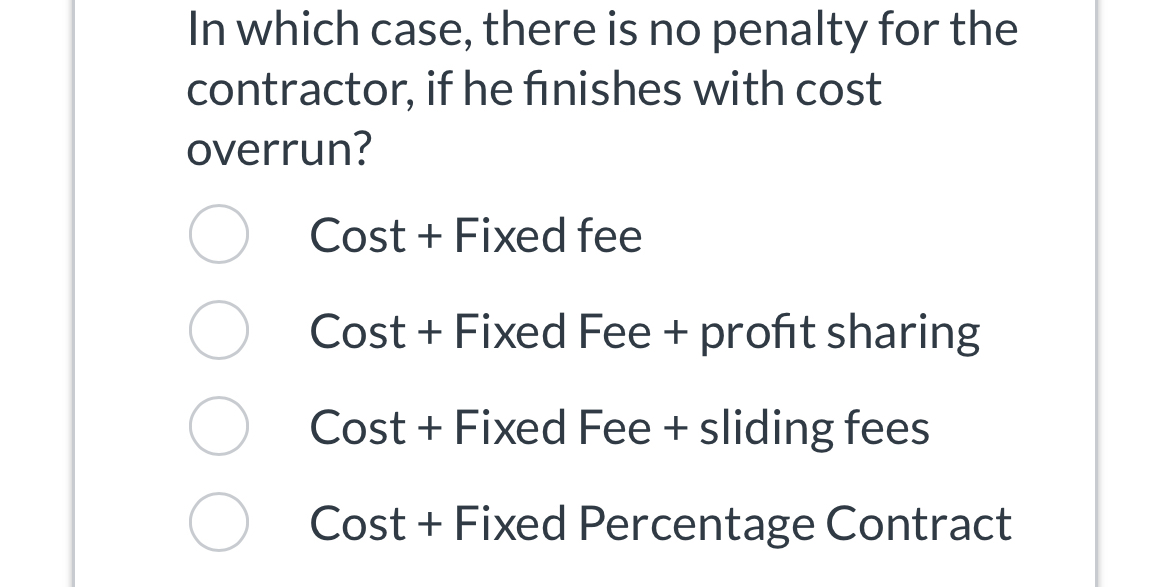 In which case, there is no penalty for the