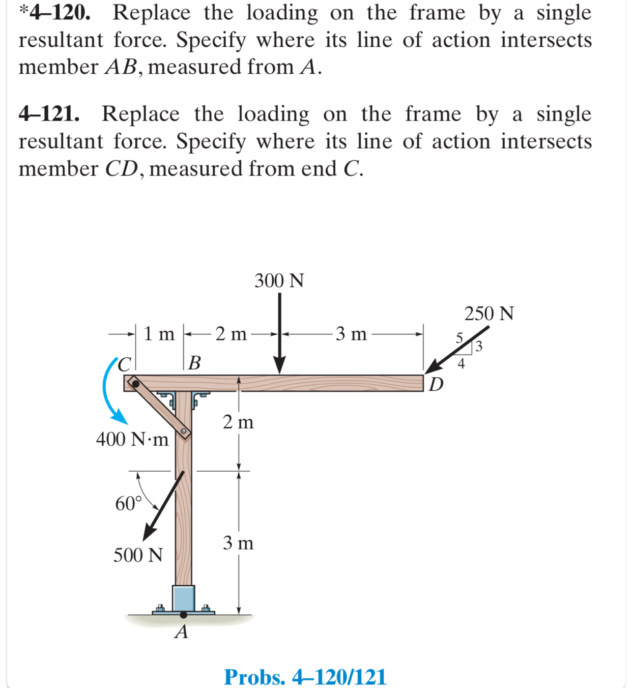 * 4 - 1 2 0 . Replace the loading on the frame by