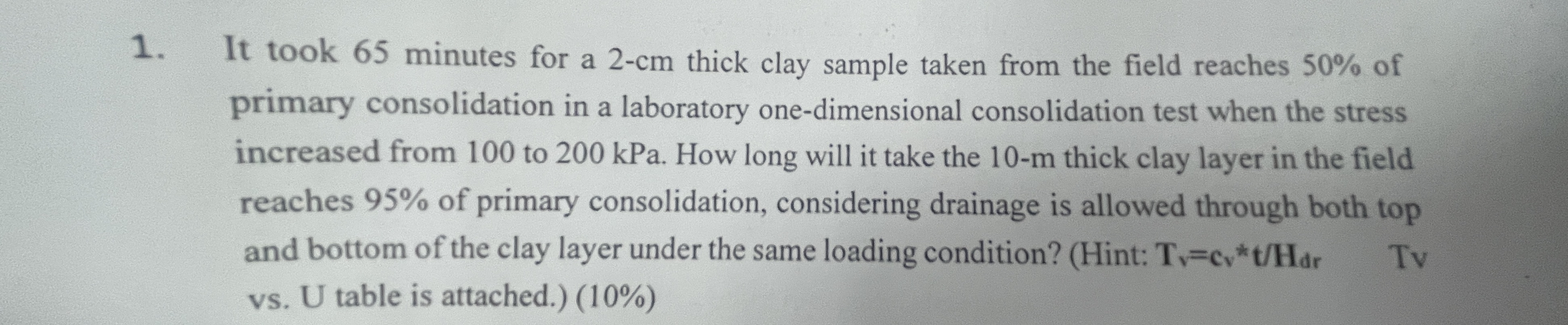 It took 6 5 minutes for a 2 - c m thick clay