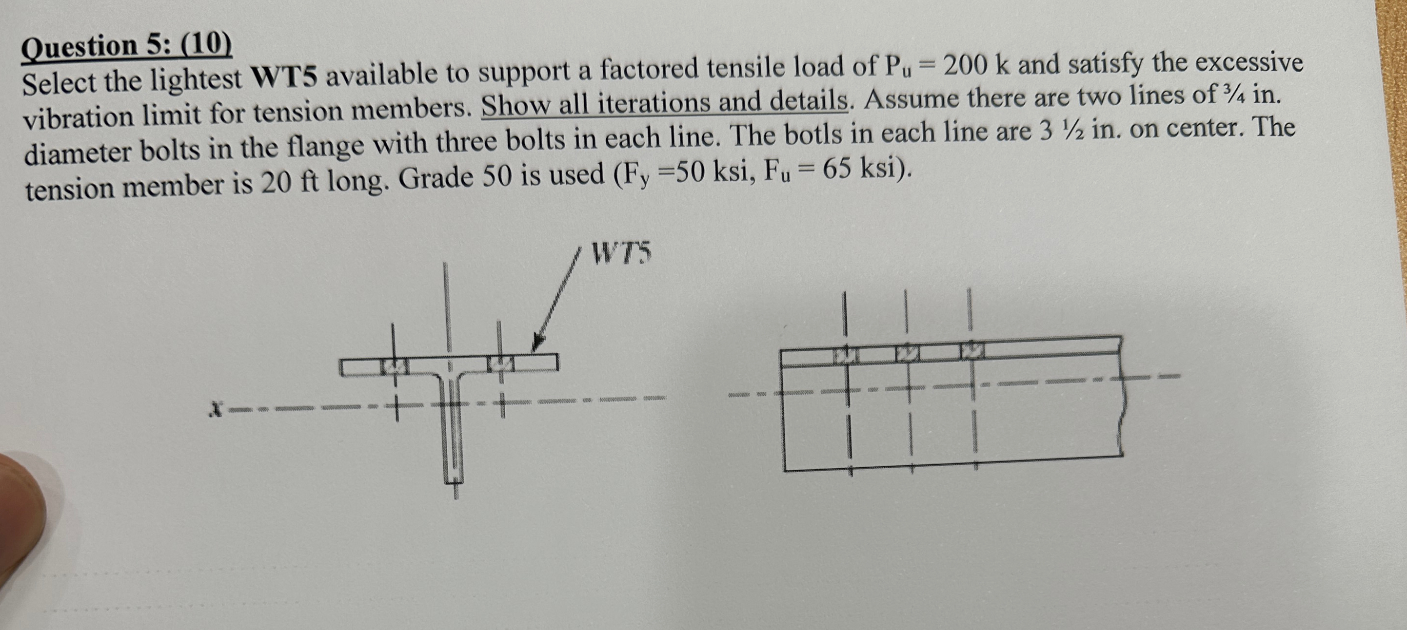 Find the lightest equal legs angle section is And