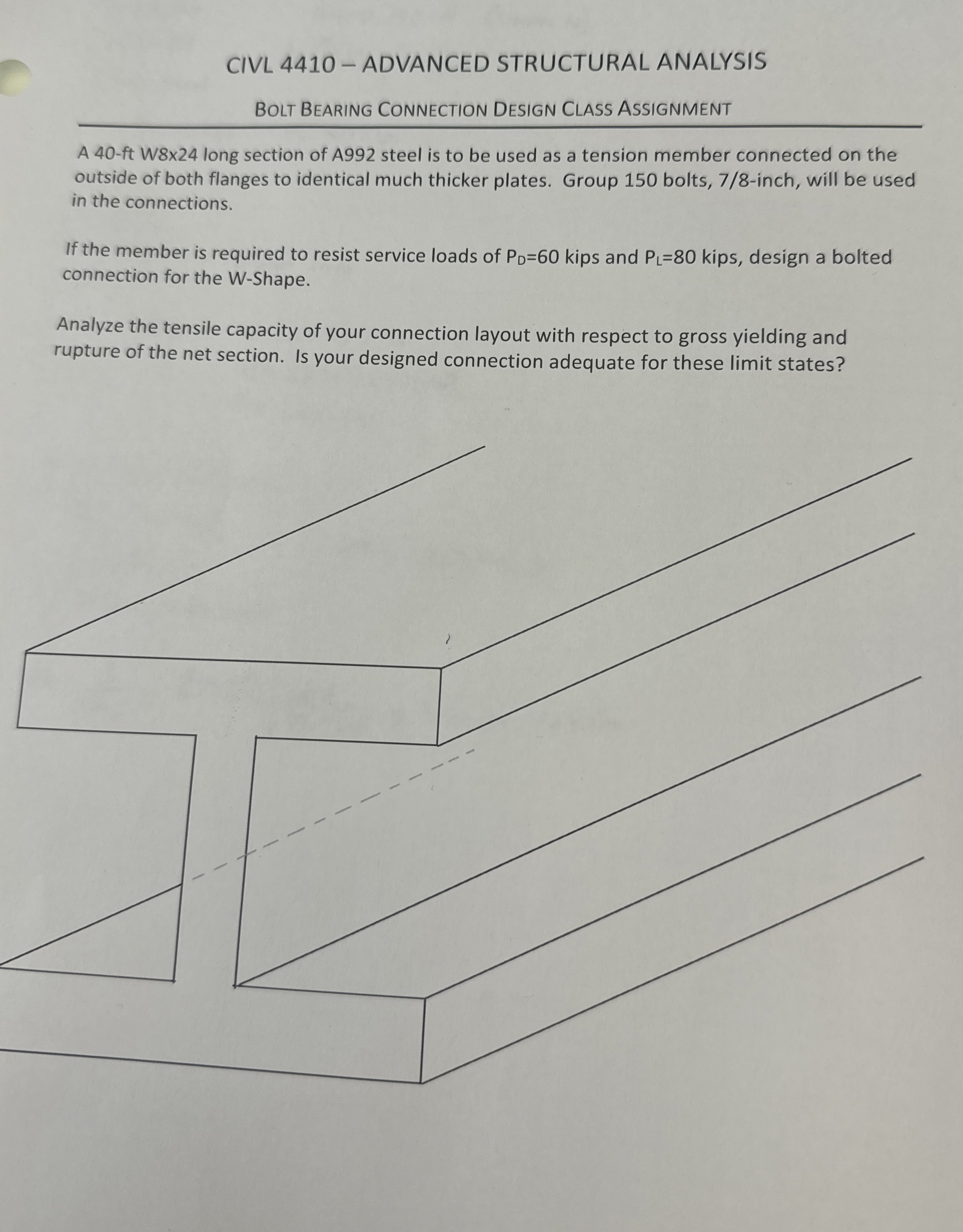 CIVL 4 4 1 0 - ADVANCED STRUCTURAL ANALYSIS BOLT