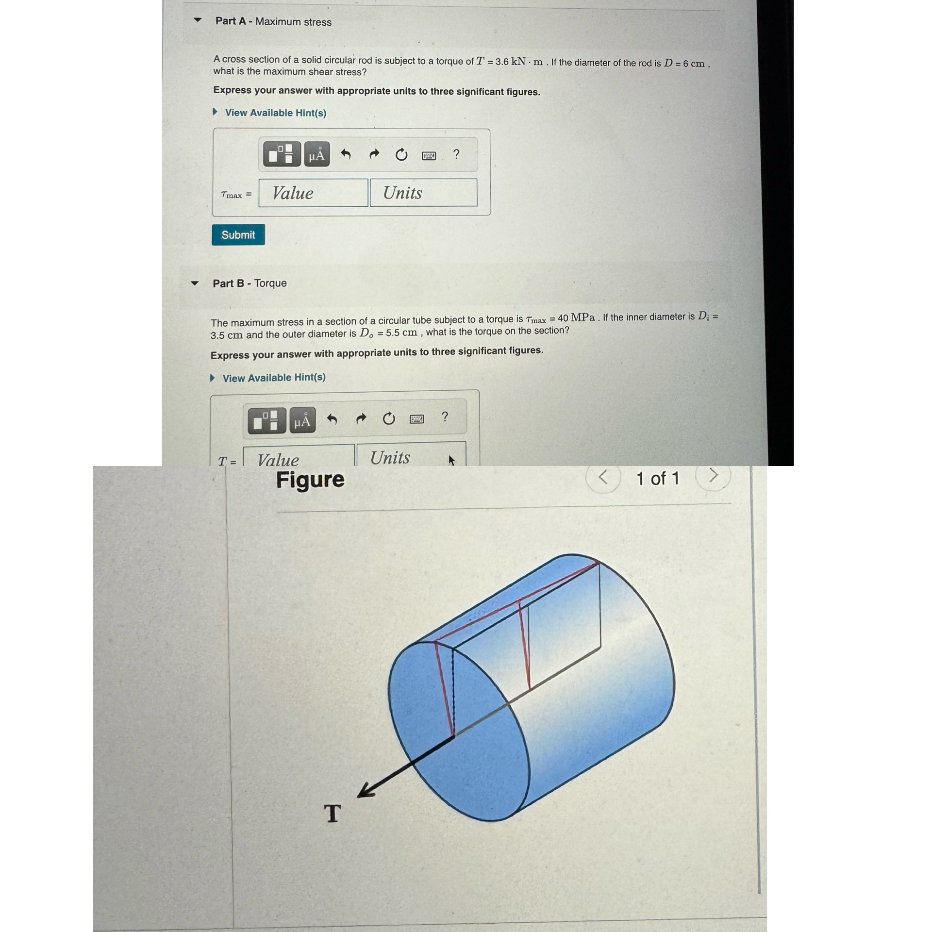 Need part A&B solved please