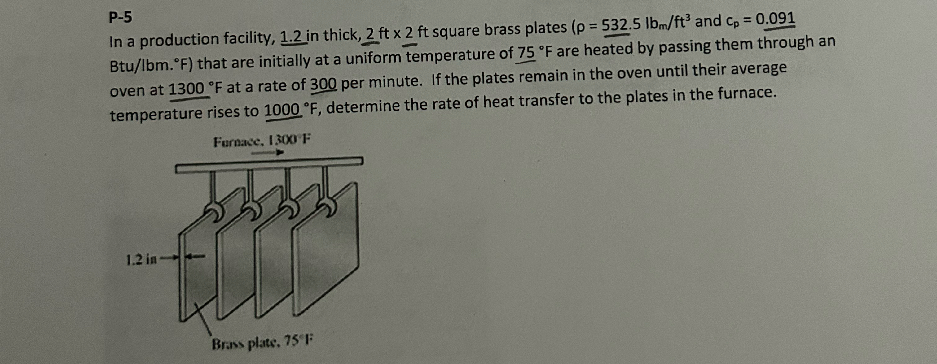 P - 5 In a production facility, 1 . 2 in thick, 2