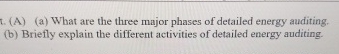 ( A ) ( a ) What are the three major phases of