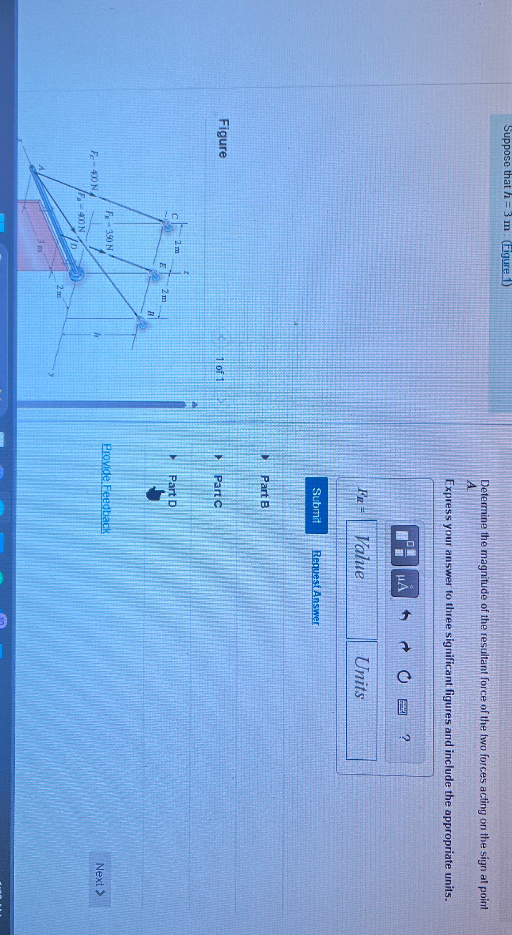 Suppose that h = 3 m . ( Figure 1 ) Suppose that