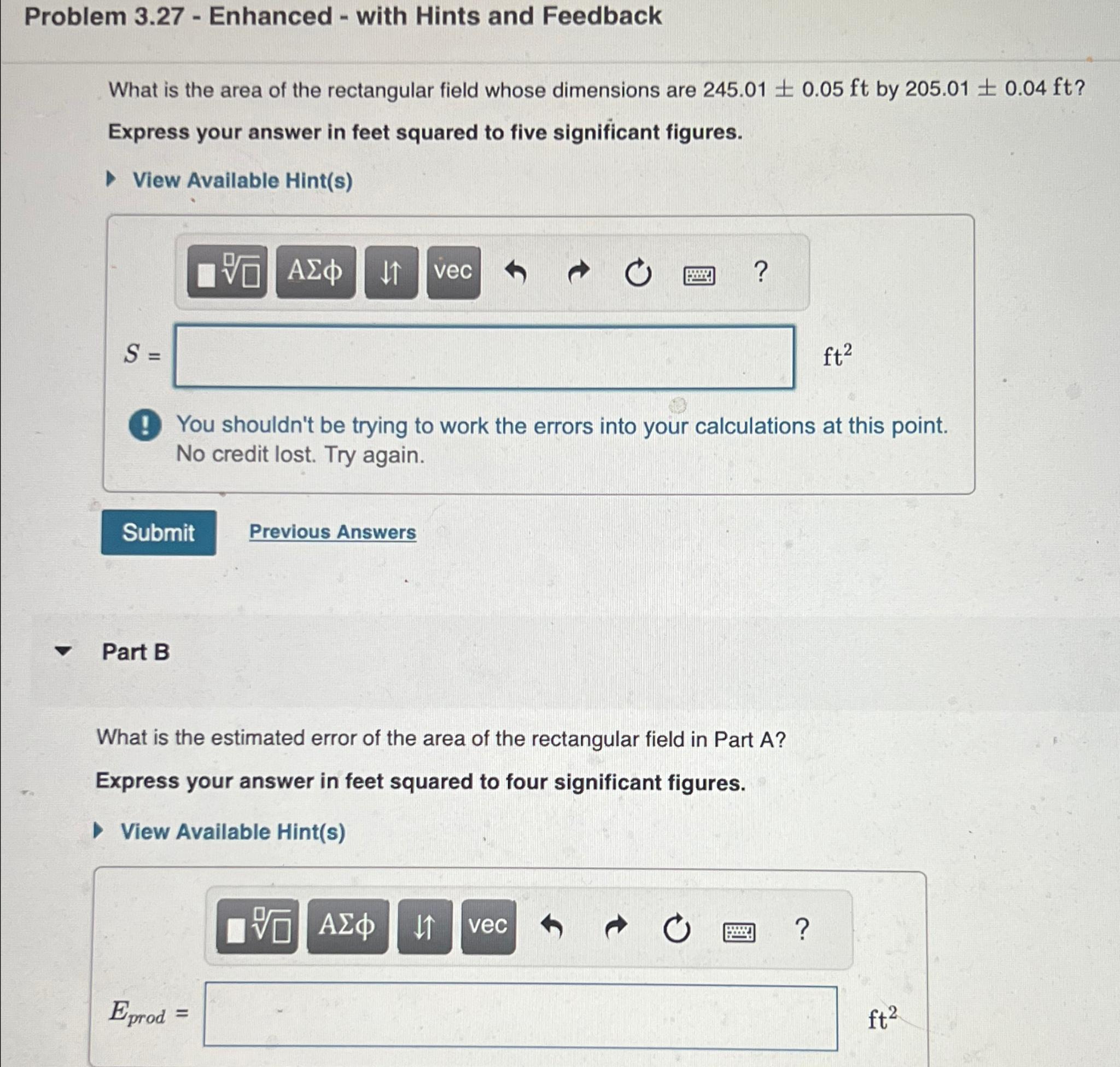 Problem 3 . 2 7 - Enhanced - with Hints and