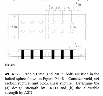 the answer should be ( a ) \ phi Rn = 2 5 6 kips;