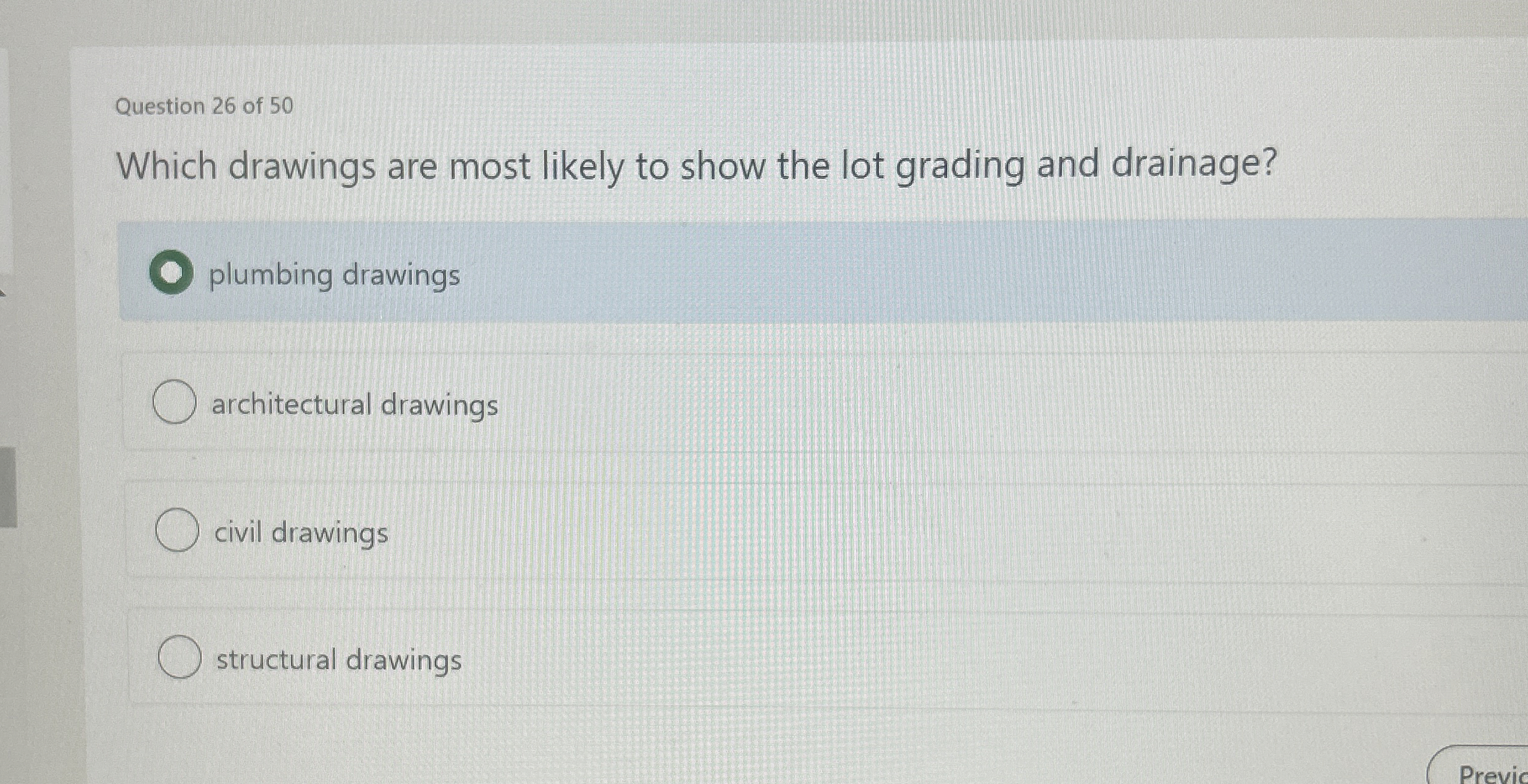 Question 2 6 of 5 0 Which drawings are most
