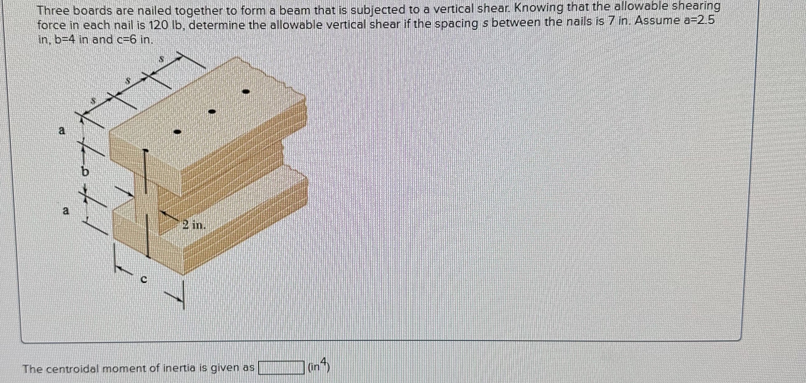 Find - Centroidal moment of interia The first