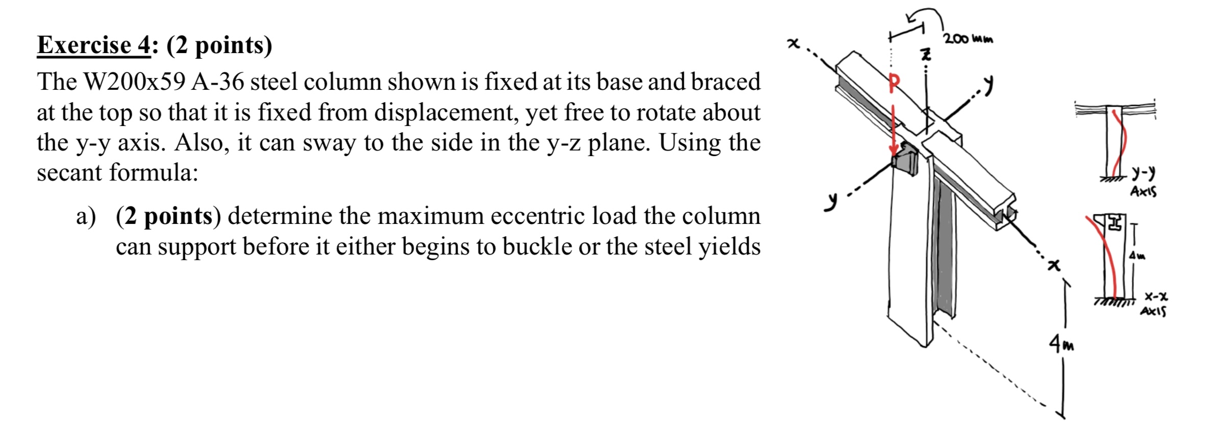 Exercise 4 : ( 2 points ) The W 2 0 0 x 5 9 A - 3