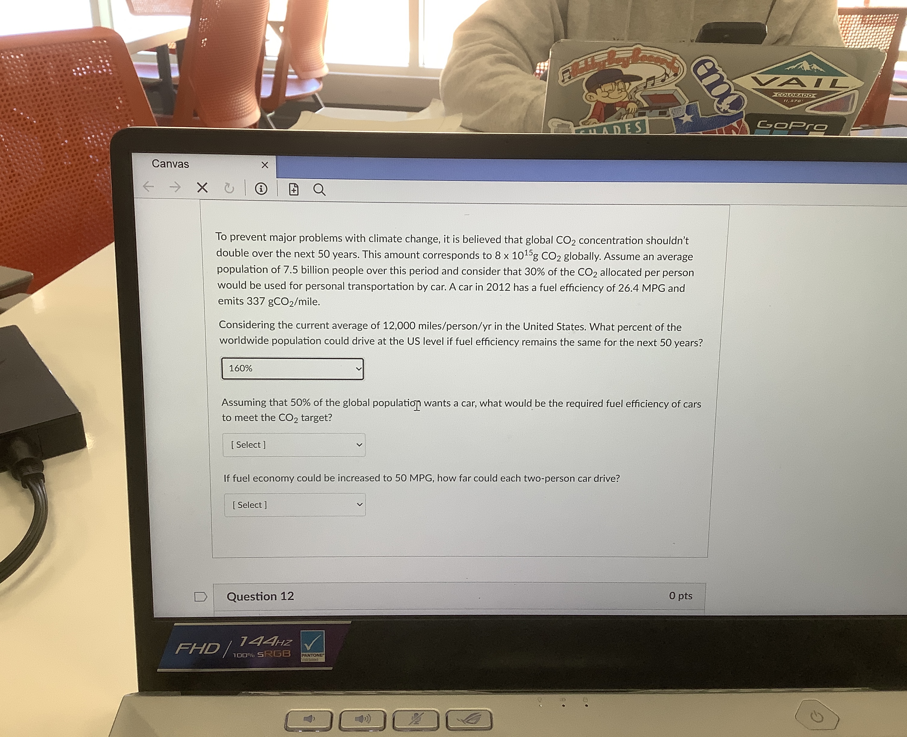 To prevent major problems with climate change, it