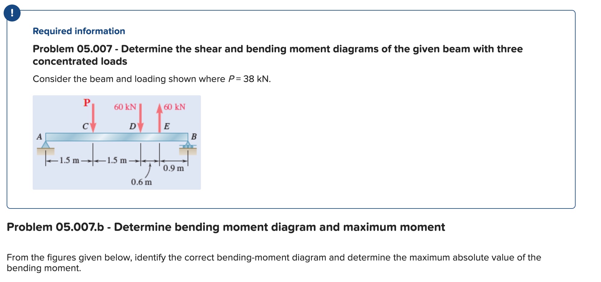 ! Required information Problem 0 5 . 0 0 7 -