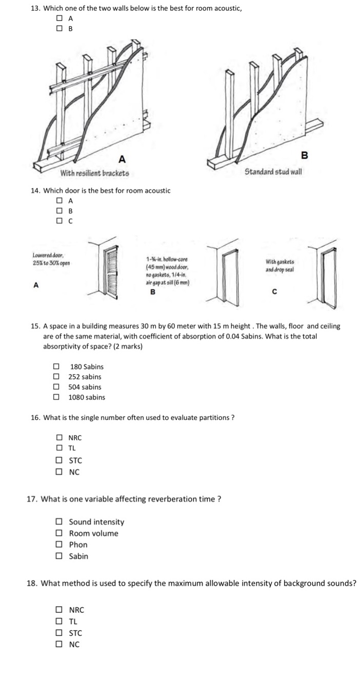 Which one of the two walls below is the best for