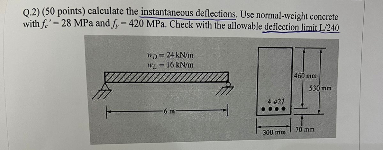 Q . 2 ) ( 5 0 points ) calculate the