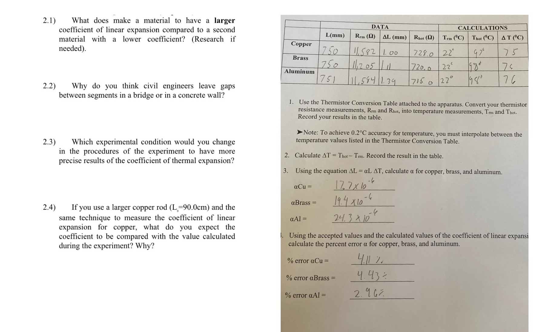 2 . 1 ) What does make a material to have a