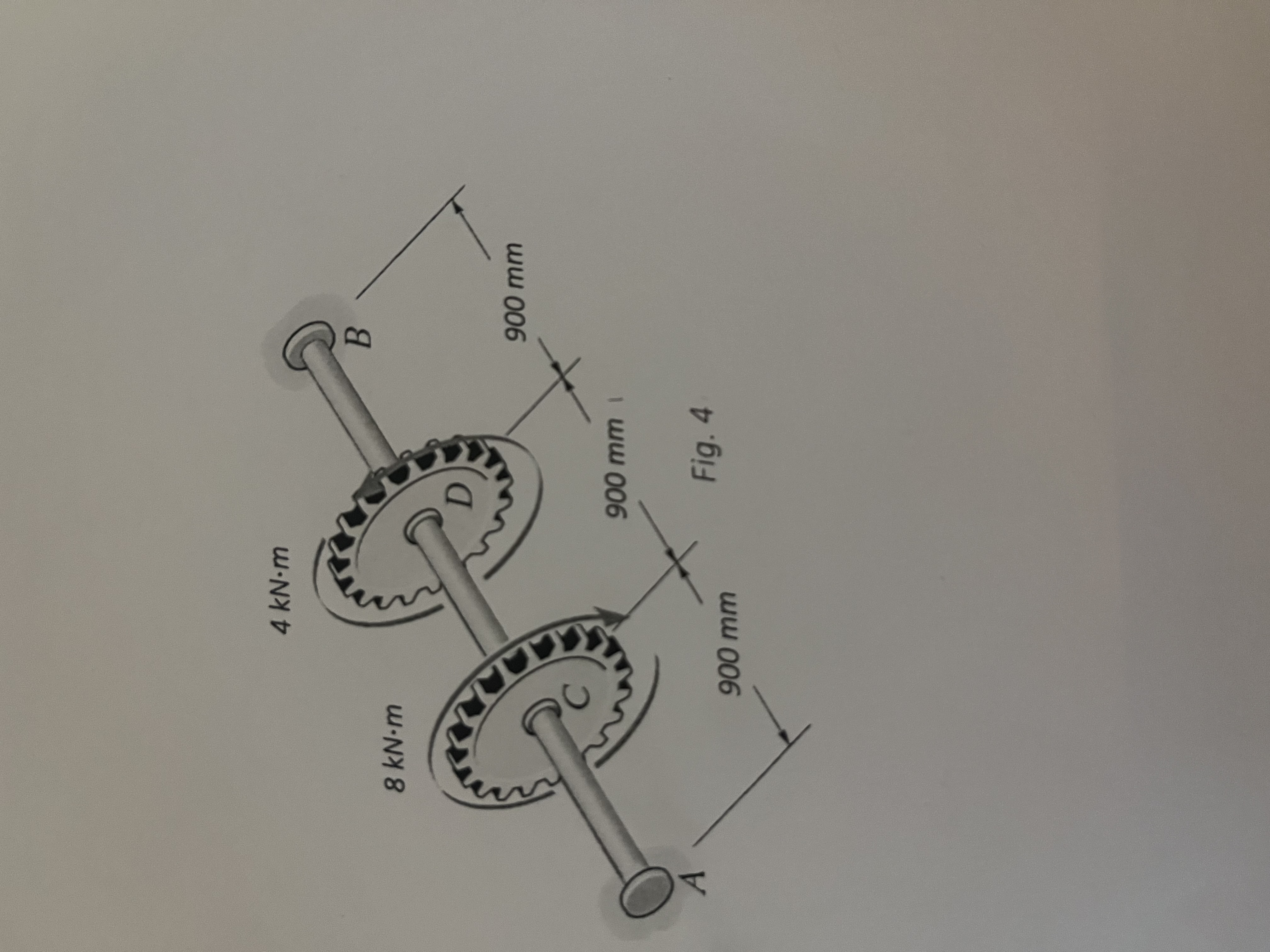 The shaft is made of A - 3 6 steel, has a