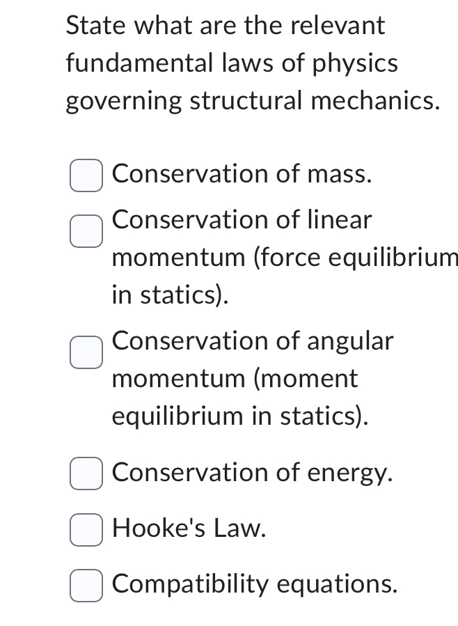 State what are the relevant fundamental laws of