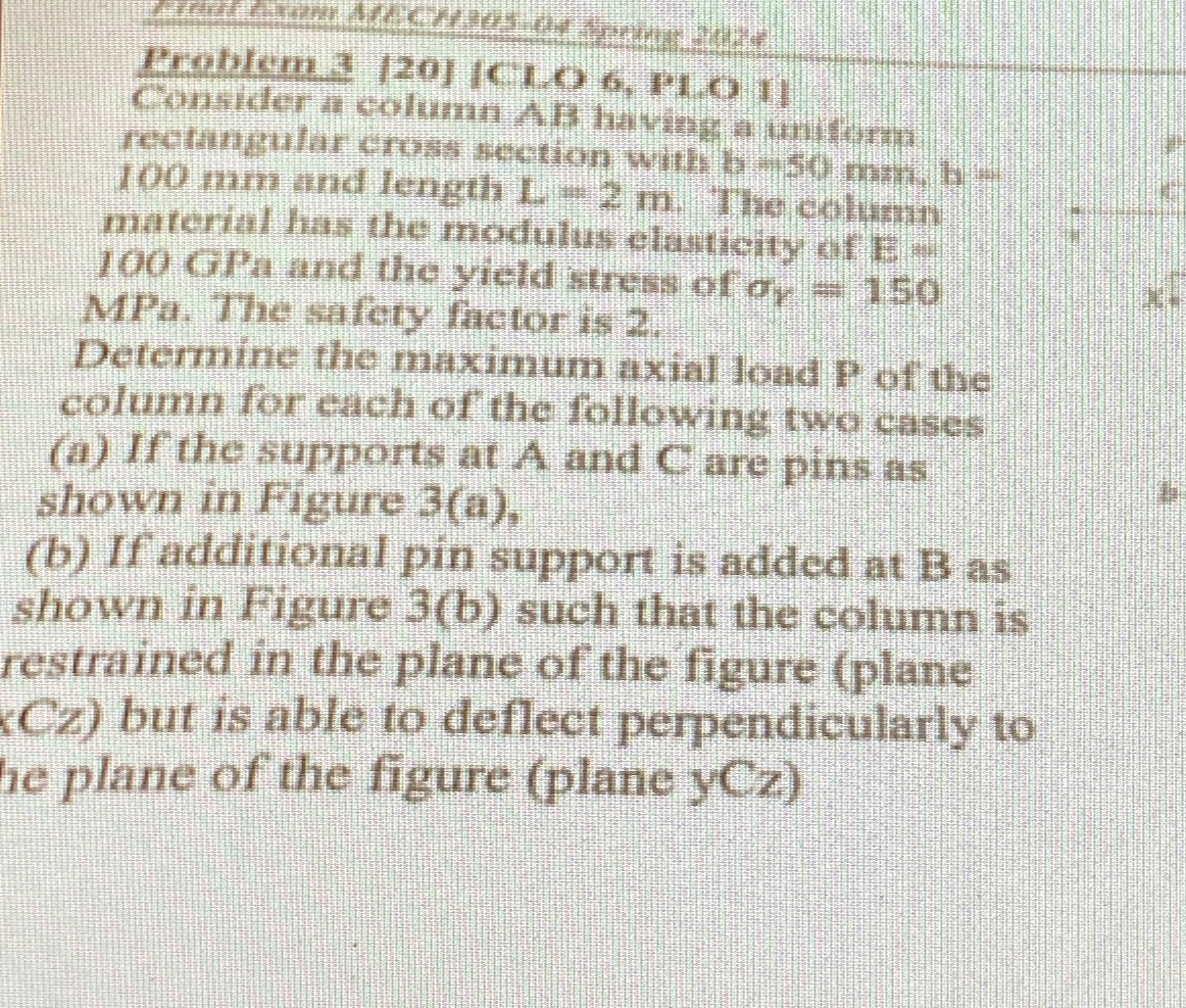 Rroblem 3 ( 2 0 ) ( Ci . o 6 , ri . o i )