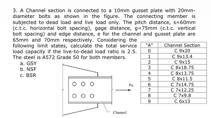 Use A = 4 ( C 8 x 1 3 . 7 5 )