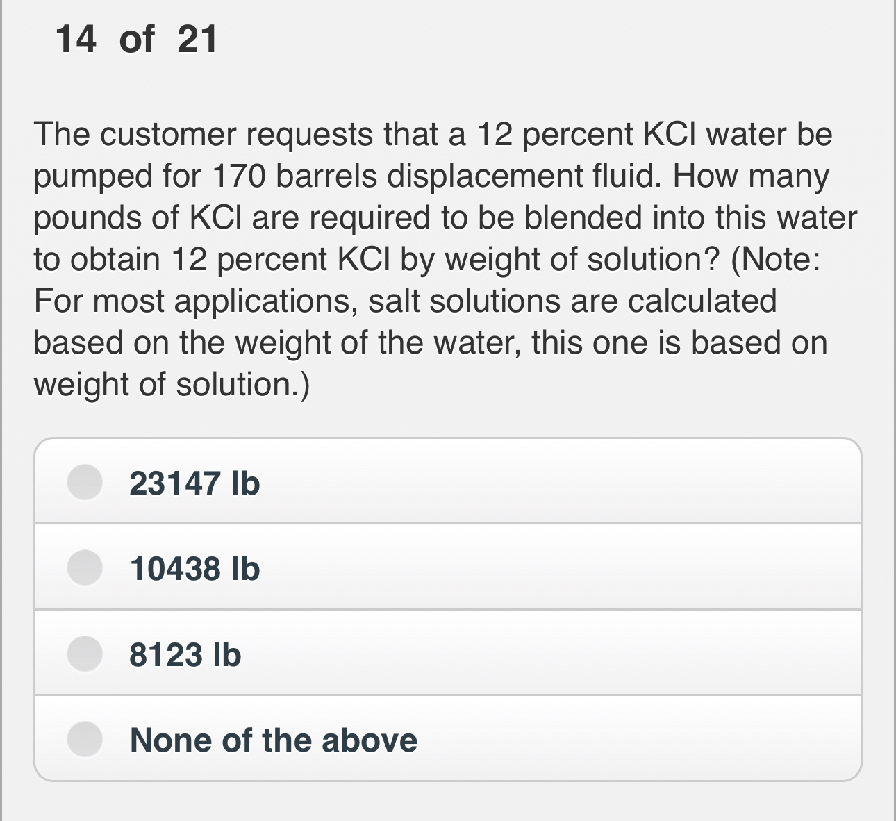 1 4 of 2 1 The customer requests that a 1 2