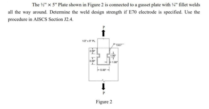 The 1 2 x x 5 " Plate shown in Figure 2 is