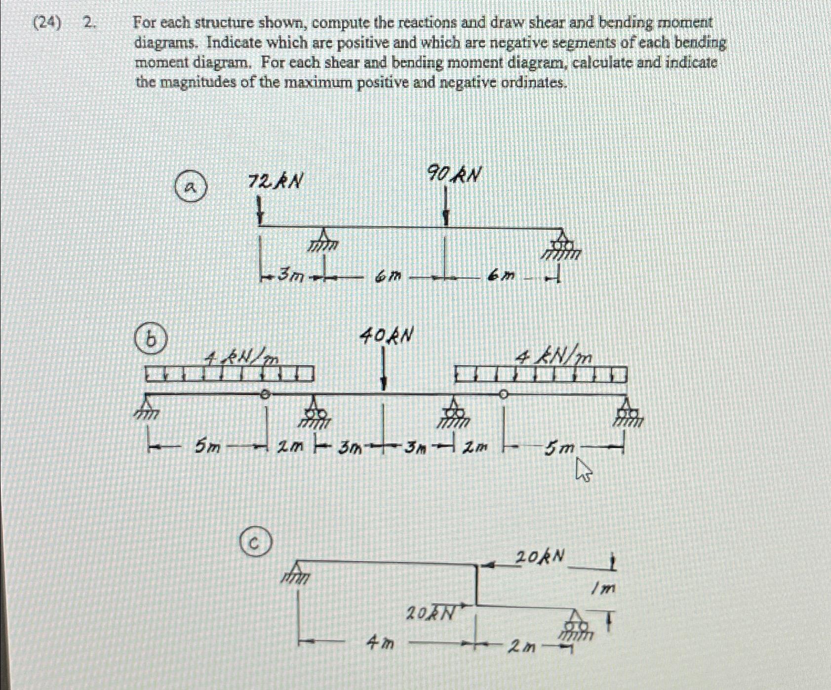 ( 2 4 ) 2 . For each structure shown ( a , b , c