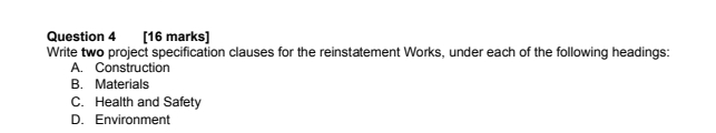 Question 4 [ 1 6 marks ] Write two project